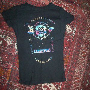 Palisades Flower Logo Womens T-Shirt XS Hot Topic You Caught Light From My Eye